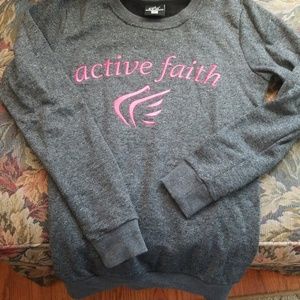 Active faith active wear sweater